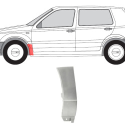 Golf 3/Vento (91-) Tiiva alumine osa (kõrgem, vasak), 