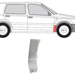 Golf 3/Vento (91-) Wing lower part (higher, right), 