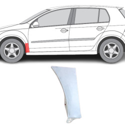 VW Golf 5 (03-) Apakšējais priekšējais spārns (pa kreisi), 951401-9, VW Golf 5 (2003- 2009) Priekinio sparno apačia
