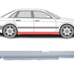 Audi 100 (82-) Door sill (4-dr, R), slenksčiai, Audi 100 slenkstis, 131542, 0312104, 5901532003093