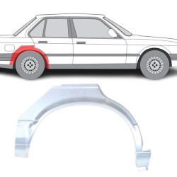 BMW 3 (82-) Rear wheelarch (4-dr, R), BMW 3 E30 1982- 1987 galinė arka, BMW 3 E30 1982- 1987 galinės arkos, 0054582, 127132, 200584-1, 0620148, 5901532022827