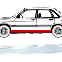 Audi 80 (78-) Door sill (4D, L), slenksčiai, 105041, 130341, 0308103, 5901532001891, audi 80 slenkstis