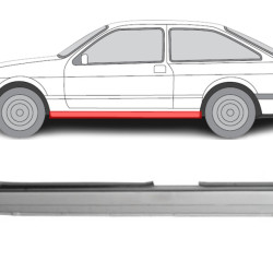 Ford Siera (82-/87-) Slenkstis (4D, kairė), slenksčiai, Ford Siera Slenkstis, 18 20 103, 218041, 321441-1, 5901532081268