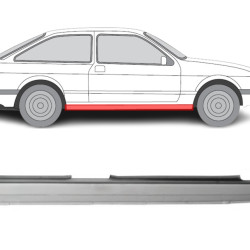 Ford Siera (82-/87-) Slenkstis (4D, dešinė), slenksčiai, Ford Siera Slenkstis, 18 20 104, 218042, 321442-1, 5901532081282