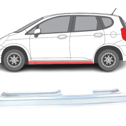 Jazz/Fit (02-) Slenkstis (4D, kairė), slenksčiai, Honda Fit slenkstis, Honda Jazz slenkstis, 383541-1