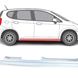 Jazz/Fit (02-) Slenkstis (4D, dešinė), slenksčiai, Honda Fit slenkstis, Honda Jazz slenkstis, 383542-1