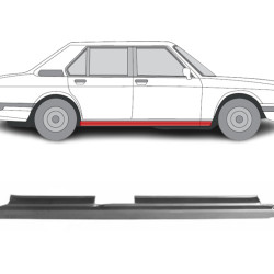 BMW 5 (73-/81-) Door sill (4-dr, R), slenksčiai, e12, 0605.02, 124042, 201342, 5901532025774, bmw 5 slenkstis, slenksčiai, e12, 0605.02, 124042, 201342, 5901532025774, bmw 5 slenkstis