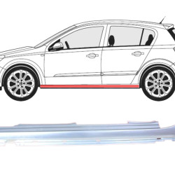 Opel Astra (09-) Prag (levo), slenksčiai, 551141-1, 5903107105126, Opel Astra J slenkstis
