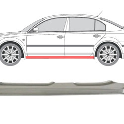 Skoda Superb (02-) Slenkstis (4D, kairė), Skoda Superb (2002- 2008) Slenkstis, 692541