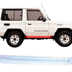 Toyota Land Cruiser (84-) Schwelle (2D, rechts), slenksčiai, Toyota Land Cruiser J7 Slenkstis, 817542, 8132002