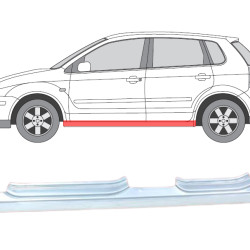 VW Polo (01-) Door sill (4-dr, L), slenksčiai, VW Polo slenkstis, 952641-1, 5901532218145, slenksčiai, VW Polo slenkstis, 952641-1, 5901532218145