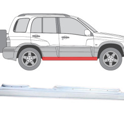 Suzuki Grand Vitara (98-) Порог (5д, п) , slenksčiai, Suzuki Grand Vitara slenkstis, 742442-1, 5248104, 5901532196948, slenksčiai, Suzuki Grand Vitara slenkstis, 742442-1, 5248104, 5901532196948