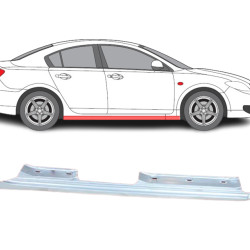 Mazda 3 (03-) Door sill (4-5-drs, R), slenksčiai, Mazda 3 slenkstis, 454141-1, 5901532613728