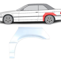 BMW 3 (90-) Wheelarch (2-dr, Coupe, L), 119231, 200783-3, 0640145, 5901532023640, BMW 3 galinė arka, E36 Galinė arka, 119231, 200783-3, 0640145, 5901532023640, BMW 3 galinė arka, E36 Galinė arka