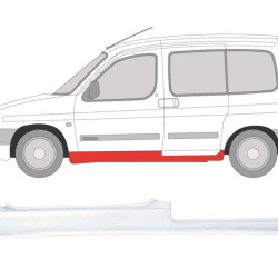 Berlingo/Partner (96-) Door sill (4-dr, L), Citroen Berlingo 1996 slenkstis, 235041-1, 5901532582383, Citroen Berlingo 1996 slenkstis, 235041-1, 5901532582383