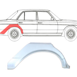MB W123 (75-) Arka (4D, dešinė), Galinės arkos, MB W123 Galinė arka, 30 10 148, 137032, 501384-5, 5901532119879, Galinės arkos, MB W123 Galinė arka, 501384-5, 5901532119879, 30 10 148, 137032