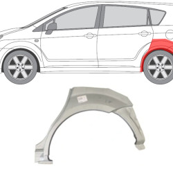 Toyota Corolla Verso (04-) Задняя арка (левая) , 818683-5, Toyota Corolla Verso (2004- 2009) Galinė arka