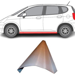 Jazz/Fit (02-) lävi (K=D), slenksčiai, Honda Fit slenkstis, Honda Jazz slenkstis, 383541-2, 5901532894585, slenksčiai, Honda Fit slenkstis, Honda Jazz slenkstis, 383541-2, 5901532894585