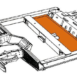 Renault R4, BODENWANNE HINTEN INNEN, 