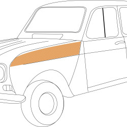 Renault R4 Priekinio sparno dalis (kairė), 