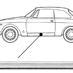 Alfa Romeo Bertone/1600 GT Slenkstis (kairė), 