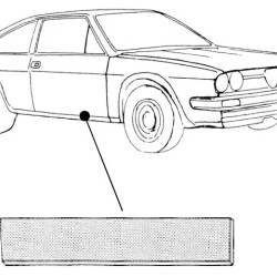 Alfasud Sprint Durų remontinė dalis (dešinė), 