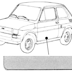 Fiat 126, TÜRBLECH LINKS, 