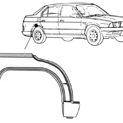 Alfa 75 Galinė arka (dešinė), 