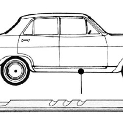 Opel Kadett B Grindų šonas (dešinė), 