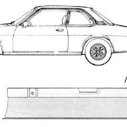 Opel Ascona B/Manta B Galinė panelė, 