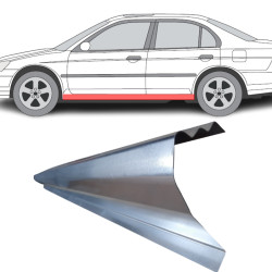 Honda Civic (01-) lävi (K=D), slenksčiai, Honda Civic Slenkstis, 382541-3, 382542-3, slenksčiai, Honda Civic Slenkstis, 382541-3, 382542-3