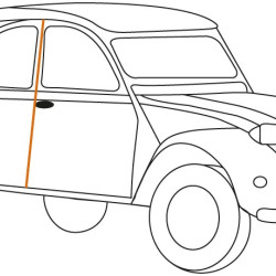 Citroën 2CV, TÜRPFOSTEN RECHTS, 
