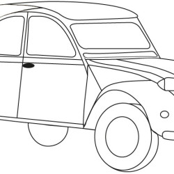Citroën 2CV, SEITENWAND HINTERES TEIL  RECHTS, 