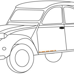 Citroën 2CV/Fourgonette, PEDALBODENBLECH 70+, 