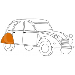 Citroën 2CV, KOTFLÜGEL HINTEN RECHTS, 