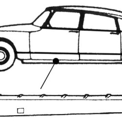 Citroën ID/DS Break Remontinė dalis (kairė), 