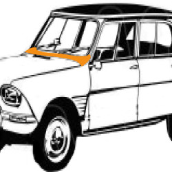 Citroën AMI 6, WINDLEITBLECH, 