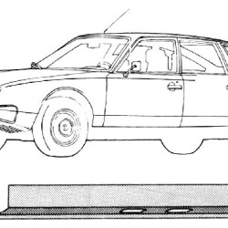 Citroën CX, HECKKLAPPENBLECH AUSSEN, 