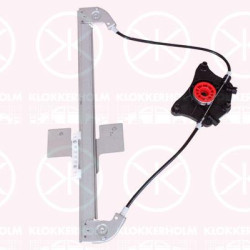 Window Regulator, 4/5-drs, without electric motor, Electric, Left Rear, 8V4 839 461 (AUDI)