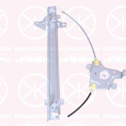 Window Regulator, without electric motor, Electric, Left Front, 80721 1KA0A (NISSAN)