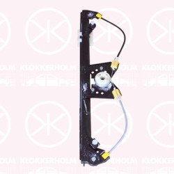 Window Regulator, without electric motor, Electric, Left Front, 0000051892568 (FIAT), 0000051957504 (FIAT), 0000051980518 (FIAT), 51980514 (FIAT)