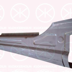 Quarter Panel, Axle Distance [mm]: 2755, Left, Lateral Panel, Repair Panel, Lower Section, Left Front, 