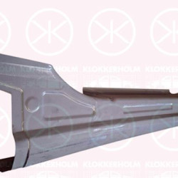 Quarter Panel, Right Front, Axle Distance [mm]: 2755, Left, Lateral Panel, Repair Panel, Lower Section, 