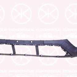 Bumper, Front, black, with hole(s) for parking distance control, Number of bores: 2, 2 375 290 (FORD)