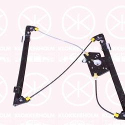 Window Regulator, Right Front, Electric, without electric motor, 1 812 738 (FORD), 1 851 043 (FORD), 1 865 718 (FORD), 1 891 065 (FORD)