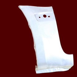 Wing, Left Front, Repair Panel, Rear Section, Lower Section, Zinc-coated, 