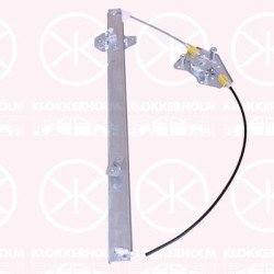 Window Regulator, without electric motor, Electric, Left Front, 504335515 (IVECO), 504356352 (IVECO), 5801482033 (IVECO)