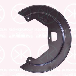 Splash Guard, brake disc, Rear Axle, Trim Level: 35C, for brake disc diameter [mm]: 296, 00000046391441 (IVECO), 46391441 (IVECO)