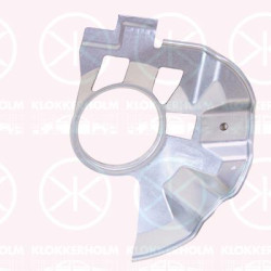 Splash Guard, brake disc, Front Axle Left, Zinc-coated, GS1D 33 271 (MAZDA), GS1D33271 (MAZDA), GS1D-33-271 (MAZDA)