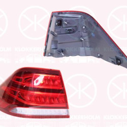 Tail Light Assembly, Right, Outer section, LED, with bulb holder, 1669065601 (MERCEDES), A1669065601 (MERCEDES)